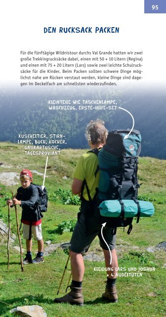 »Trekkingträume für Familien« 