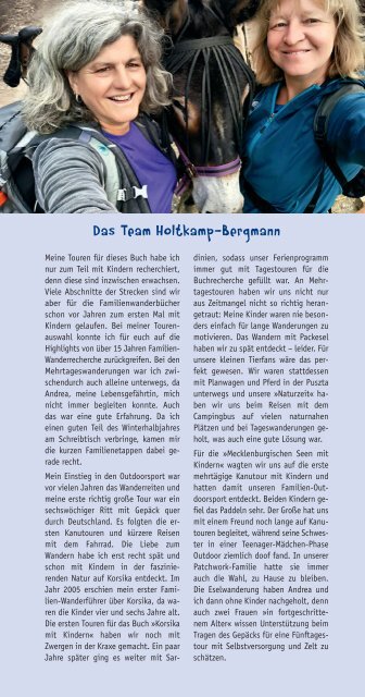 »Trekkingträume für Familien« 