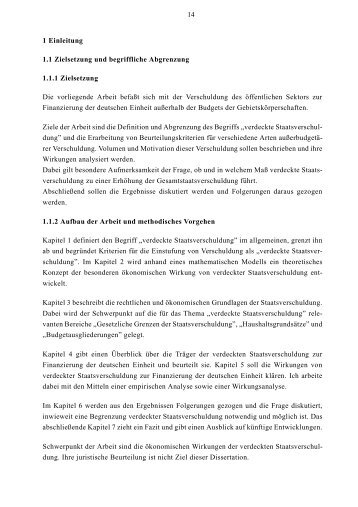 Haupttext - Dr. Reinhard Fischer - Verdeckte Staatsverschuldung zur