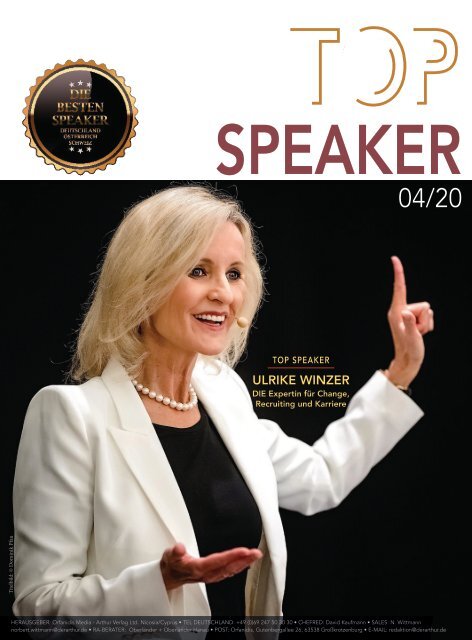 Top Speaker Beilage im Manager Magazin 04/20