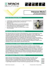 Interposer-Modul - Miyachi Europe