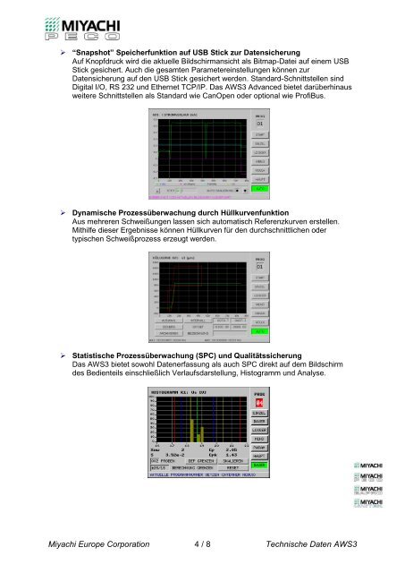 Technical Data Sheet - Miyachi Europe