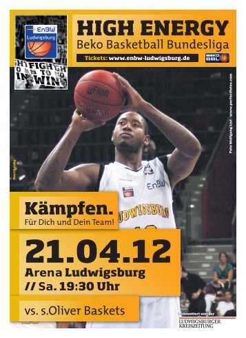 EnBW vs. s.Oliver Baskets - 21.04.2012 - Neckar RIESEN ...