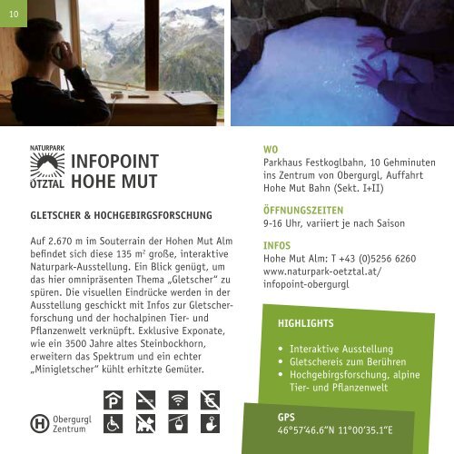 Naturpark Haus und Infopoints