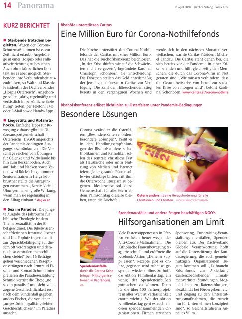 Kirchenzeitung Nr 14 2020