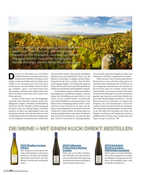 FINE DAS WEINMAGAZIN - #WEINANDERHELFEN 