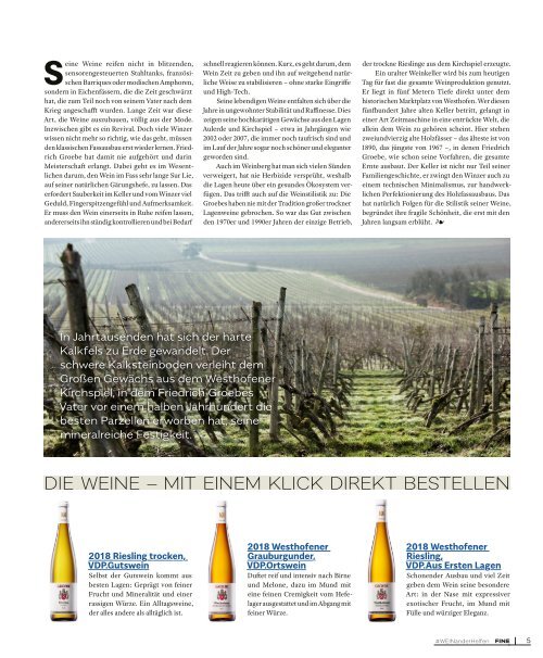 FINE DAS WEINMAGAZIN - #WEINANDERHELFEN 