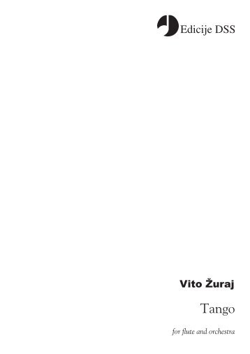 Vito Žuraj - Tango for flute and orchestra