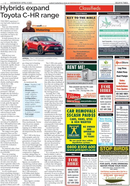 Selwyn Times: April 08, 2020