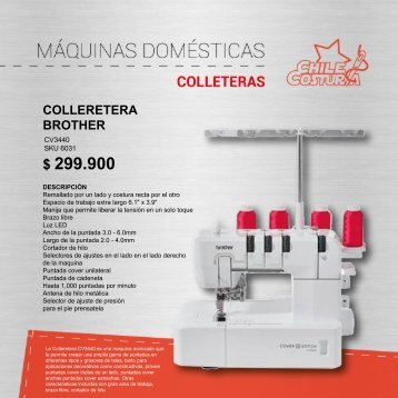 Catalogo  Maquinas domesticas