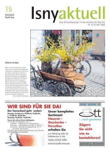 Isny Aktuell 08.04.2020