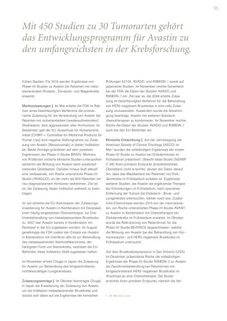 Geschäftsbericht - Roche in Deutschland
