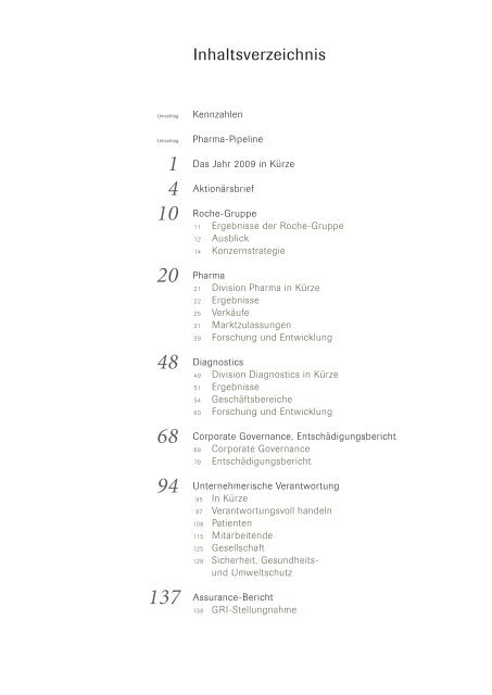 Geschäftsbericht - Roche in Deutschland