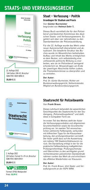 VDP Buchvertrieb Verlagsverzeichnis