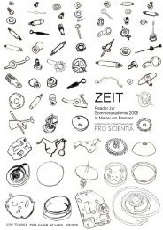 ZEIT - Pro Scientia