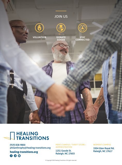 Healing Transitions 2019 Annual Report