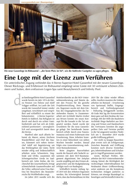 Ausgabe wellhotel 1-2020