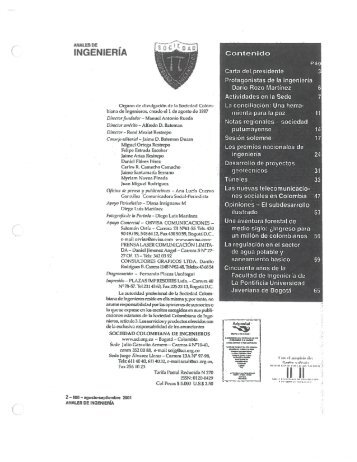 Algunas reflexiones basadas en errores comunes en el Desarrollo de Proyectos Geotecnicos, 2001