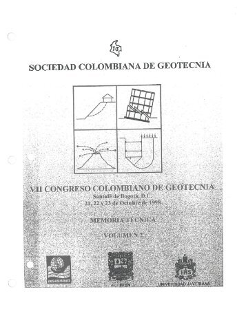 Comportamiento Dos Presas Colombianas a lo Largo de 45 Años, 1998