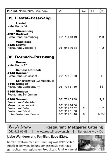 Basel–Genève - Schlaf im Stroh