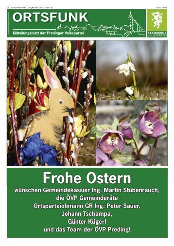 Ortsfunk April 2009 - Steirische Volkspartei