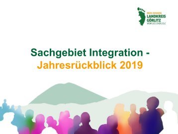 Jahresrückblick 2019 SG Integration LK Görlitz