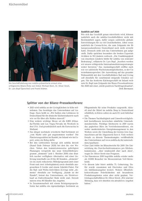 KÜCHENPLANER Ausgabe 03/04-2020 