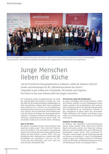 KÜCHENPLANER Ausgabe 03/04-2020 