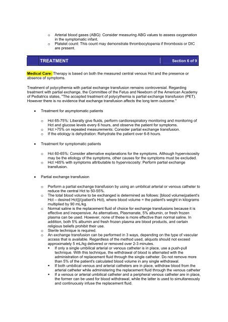 Anemia of Prematurity - Portal Neonatal