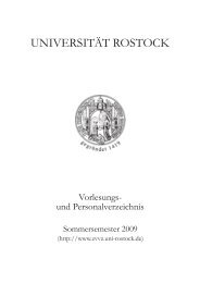 Online-Portal für Lehre, Studium und Forschung - Universität Rostock