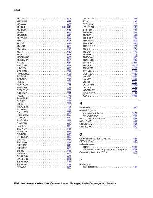 Demand test descriptions and error codes - Avaya Support