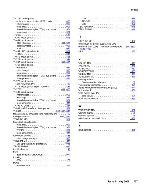 Demand test descriptions and error codes - Avaya Support