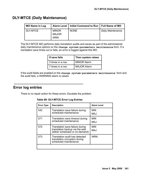 Demand test descriptions and error codes - Avaya Support