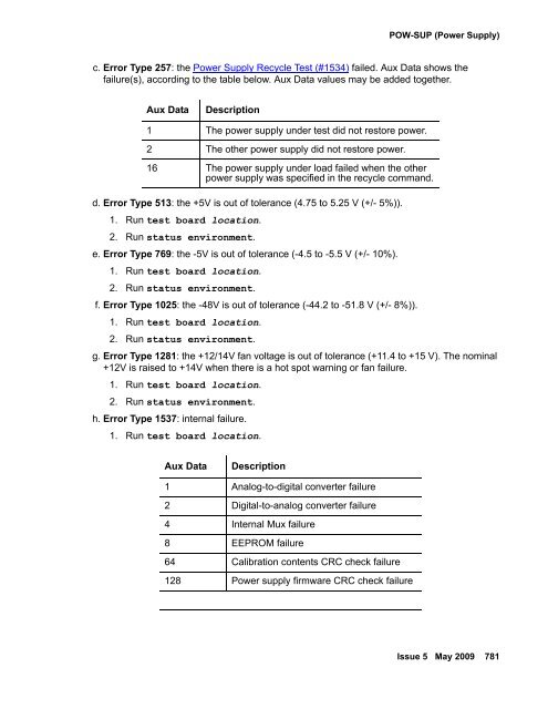 Demand test descriptions and error codes - Avaya Support