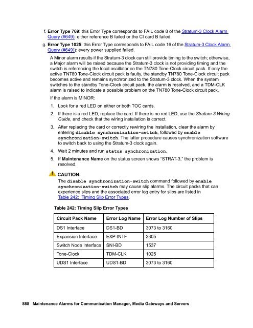 Demand test descriptions and error codes - Avaya Support