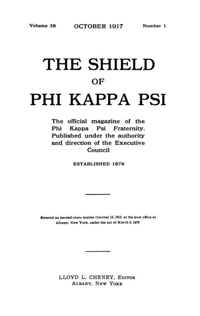 THE PHI KAPPA PSI