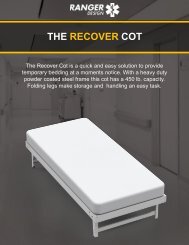 The Ranger Design Recover Cot