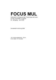 focus mul - UKSH Universitätsklinikum Schleswig-Holstein