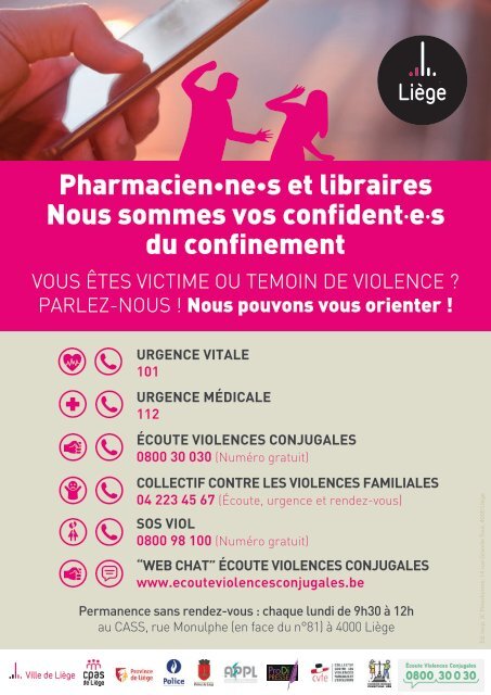 pharmacien-ne-s et libraires nous sommes vos confident-e-s du confinement