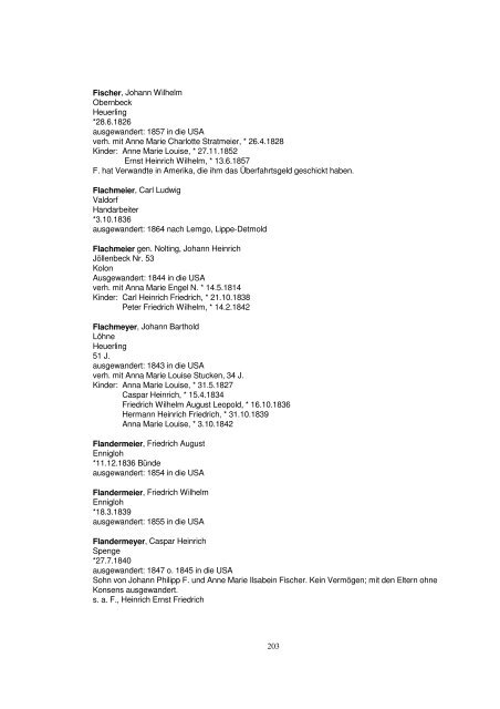 Liste der Auswanderer aus dem Kreis Herford - Amerikanetz