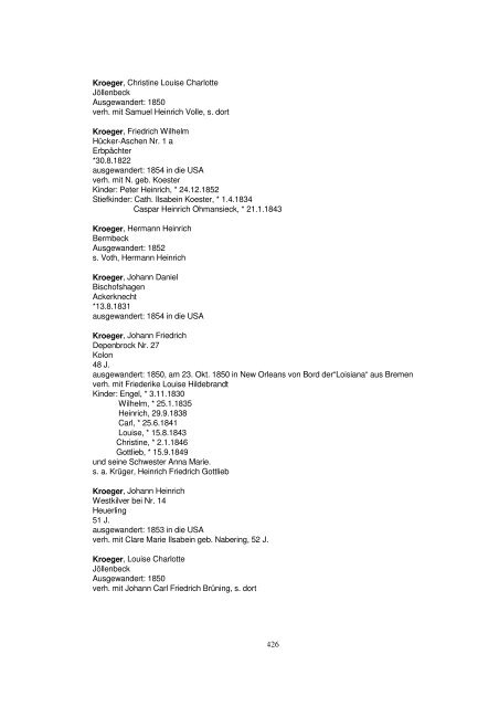 Liste der Auswanderer aus dem Kreis Herford - Amerikanetz