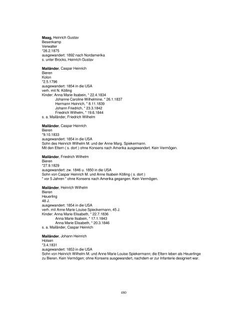 Liste der Auswanderer aus dem Kreis Herford - Amerikanetz