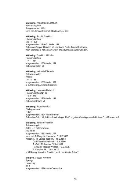 Liste der Auswanderer aus dem Kreis Herford - Amerikanetz