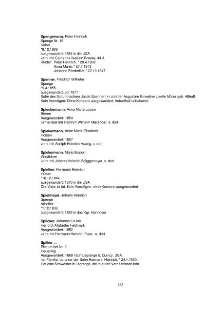 Liste der Auswanderer aus dem Kreis Herford - Amerikanetz