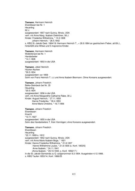 Liste der Auswanderer aus dem Kreis Herford - Amerikanetz