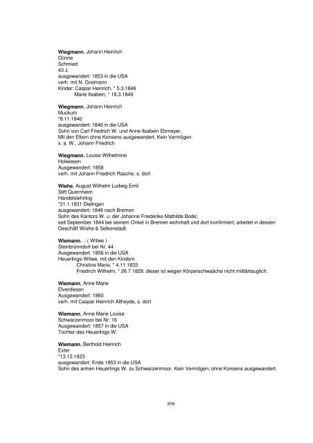 Liste der Auswanderer aus dem Kreis Herford - Amerikanetz