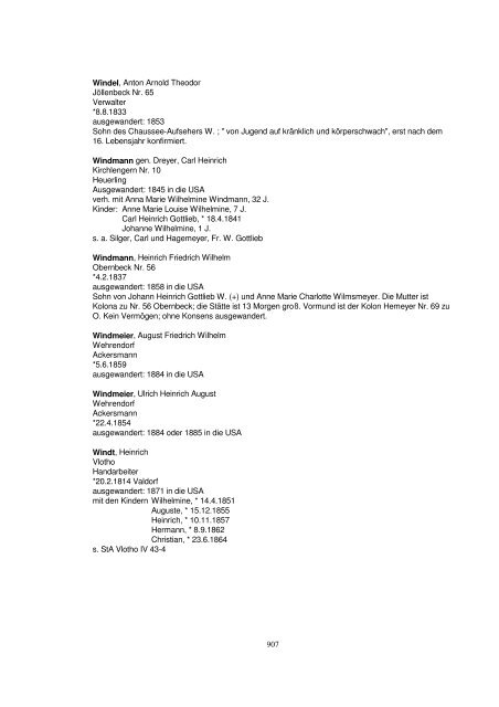 Liste der Auswanderer aus dem Kreis Herford - Amerikanetz