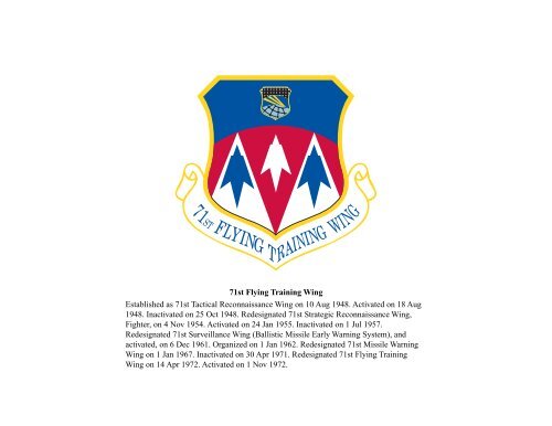 Wings Index - Air Force Patch Collectors