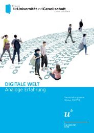 Digitale Welt – Analoge Erfahrung