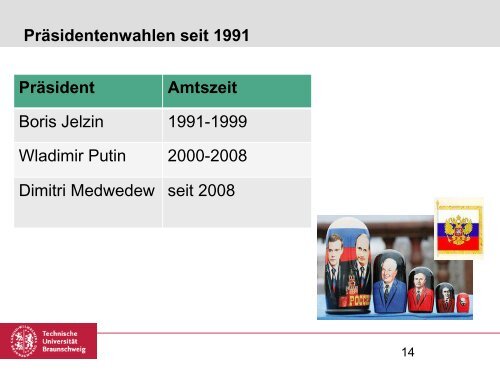 Defekte Demokratie am Beispiel Russlands